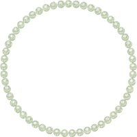 frame cadre rahmen circle vintage pearls - ingyenes png