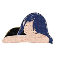 Petite fille endormie - PNG gratuit