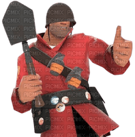 soldier tf2 flair - безплатен png