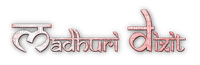 SOAVE TEXT MADHURI DIXIT bollywood pink - 免费PNG