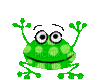 frog frosch grenouille  animal  gif  anime animated animation      tube   fun - Gratis animerad GIF