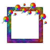 Small Rainbow Frame - Безплатен анимиран GIF