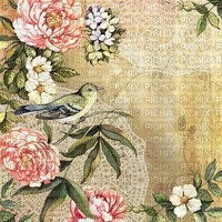 fond-background-decoration-deco-tube-floral-vintage-beige-encre-image-asian-oriental_Blue DREAM 70 - PNG gratuit
