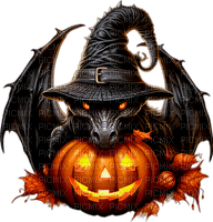 Halloween dragon by nataliplus - kostenlos png