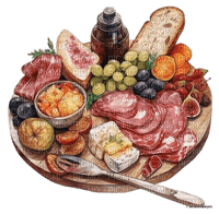 charcuterie - zdarma png