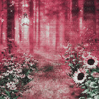 soave background animated autumn forest flowers - Ilmainen animoitu GIF