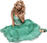 Woman in dress. Ball gown. Leila - 免费PNG