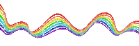 Rainbow Squiggles - Безплатен анимиран GIF