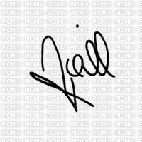signature Niall - nemokama png
