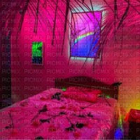 Neon Pink Bedroom - png gratuito