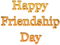 Kaz_Creations Text Happy Friendship Day