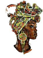 africa woman dolceluna painting african - безплатен png