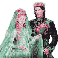 Y.A.M._Vintage Fantasy Couple wedding - безплатен png