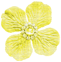 Yellow Animated Flower - By KittyKatLuv65 - Gratis animeret GIF