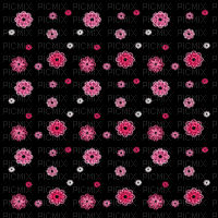 a dozen pink flowers - GIF animé gratuit