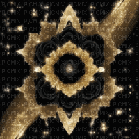 Black & Gold Background - Darmowy animowany GIF