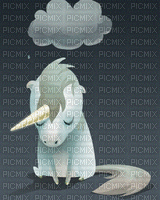 sad unicorn 2.2 - GIF animasi gratis