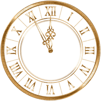 Kaz_Creations Happy-New-Year-Deco-Clock - PNG gratuit
