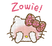 Hello kitty mignon cute kawaii sticker - Besplatni animirani GIF