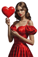 Mujer - San Valentin - Rubicat - zdarma png