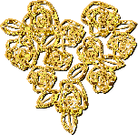 ani--gold-heart--hjärta--guld - GIF animasi gratis