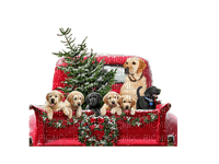 Christmas car, truck, bp - png ฟรี