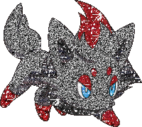 Pokémon Zorua glitter - Free animated GIF