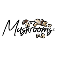 Mushrooms Autumn Text - Bogusia - PNG gratuit