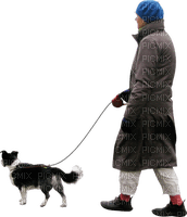 Kaz_Creations Dog Pup Dogs 🐶Man Homme Walking - png gratuito