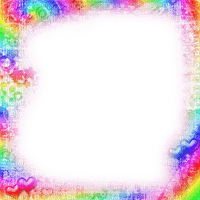 Frame.Rainbow - By KittyKatLuv65 - Free PNG