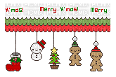 merry christmas border - GIF animado gratis