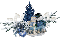 zimowa dekoracja - Ingyenes animált GIF