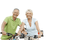 couple on bicycle bp - png gratis