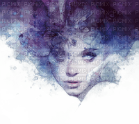 Watercolor Woman Face - δωρεάν png