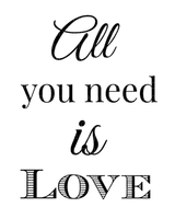 All you need is love.text.Valentine's day.Saint Valentin.Victoriabea