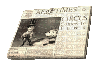 newspaper  zeitung journal letter text   gif  anime animated animation      tube - Free animated GIF
