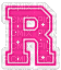 Kaz_Creations Animated Alphabet Pink R - Ingyenes animált GIF
