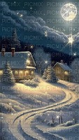 winter scene - zdarma png