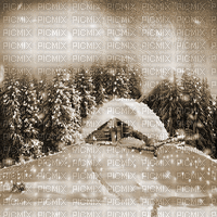 kikkapink winter snow animated background - Бесплатный анимированный гифка