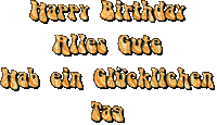 Happy Birthday - Bezmaksas animēts GIF