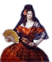 Rena Spanish Woman Girl Vintage - 免费PNG