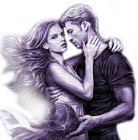 Y.A.M._Couple purple - Free PNG