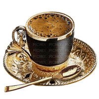 Golden Coffee - Free PNG