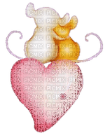 mouse in love - PNG gratuit