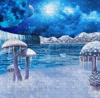 Rena Hintergrund Background blau blue Art - PNG gratuit