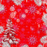 Background.tree.snow.red.idca - GIF animado gratis