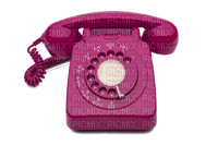 Kaz_Creations Telephone-Cerise-Deep Pink - png gratuito