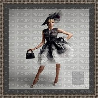 image encre femme mode charme chapeau edited by me - Free PNG