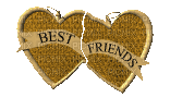 best friends heart locket - Free animated GIF