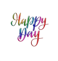 happy day text png rainbow dolceluna